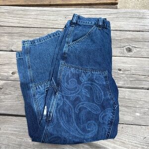 Urban Outfitters BDG Cillian Paisley Carpenter Jeans